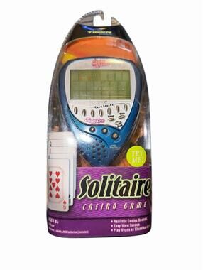 Tiger Electronics Solitaire Casino Game Handheld Electronic Game 2003